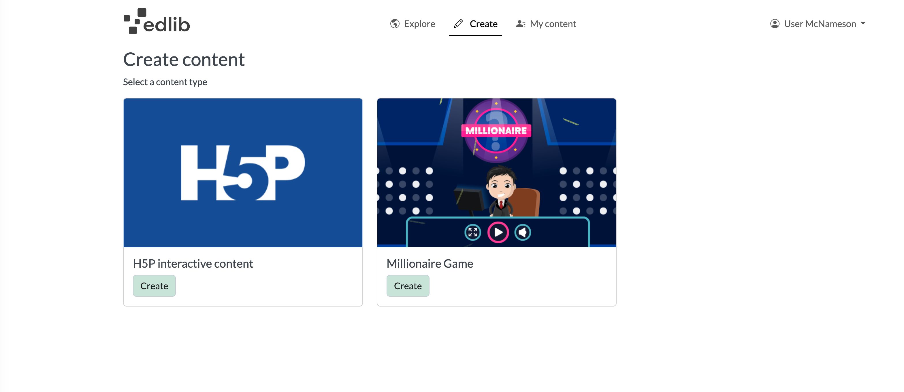 Creating new content