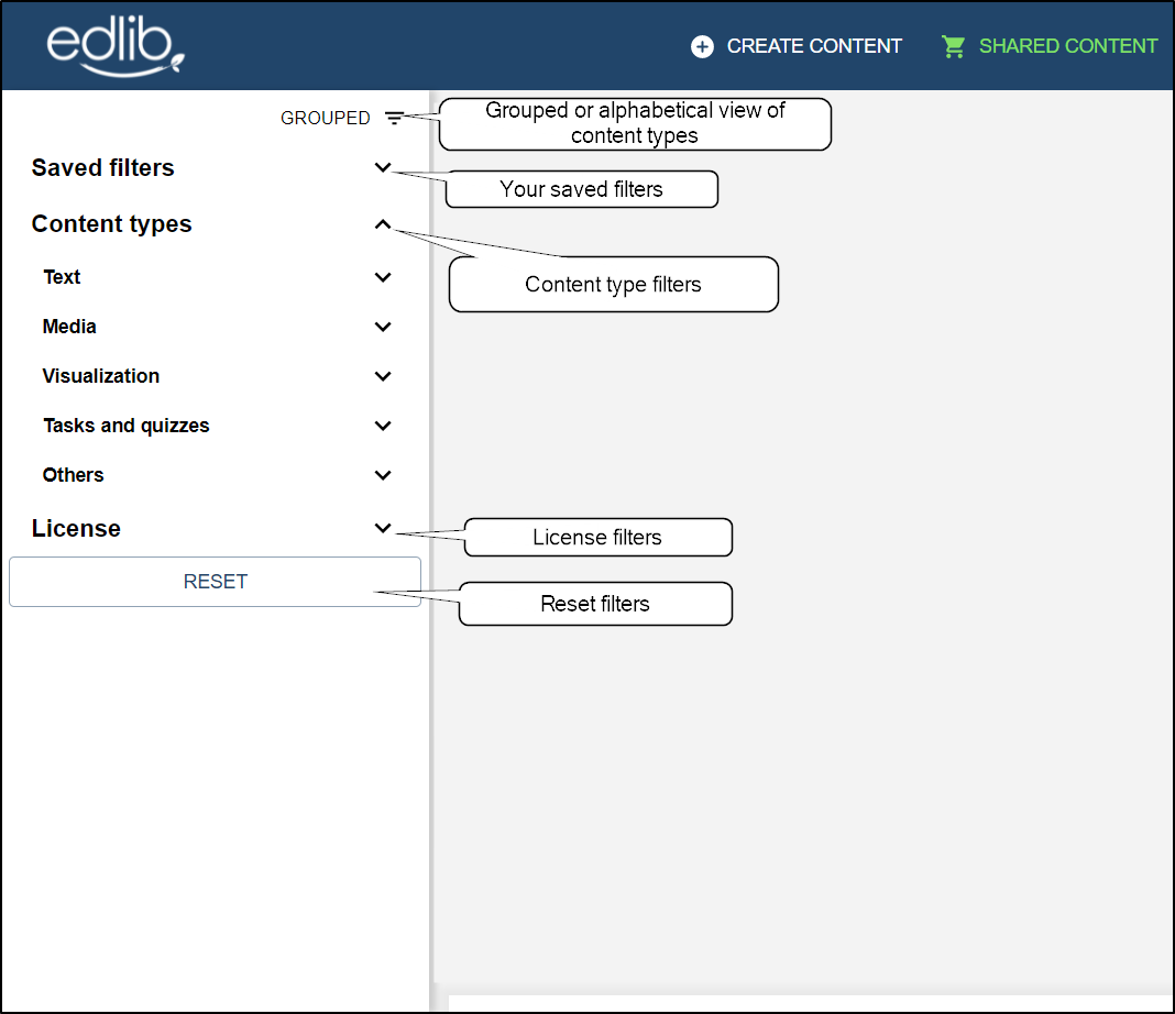 Edlib filters